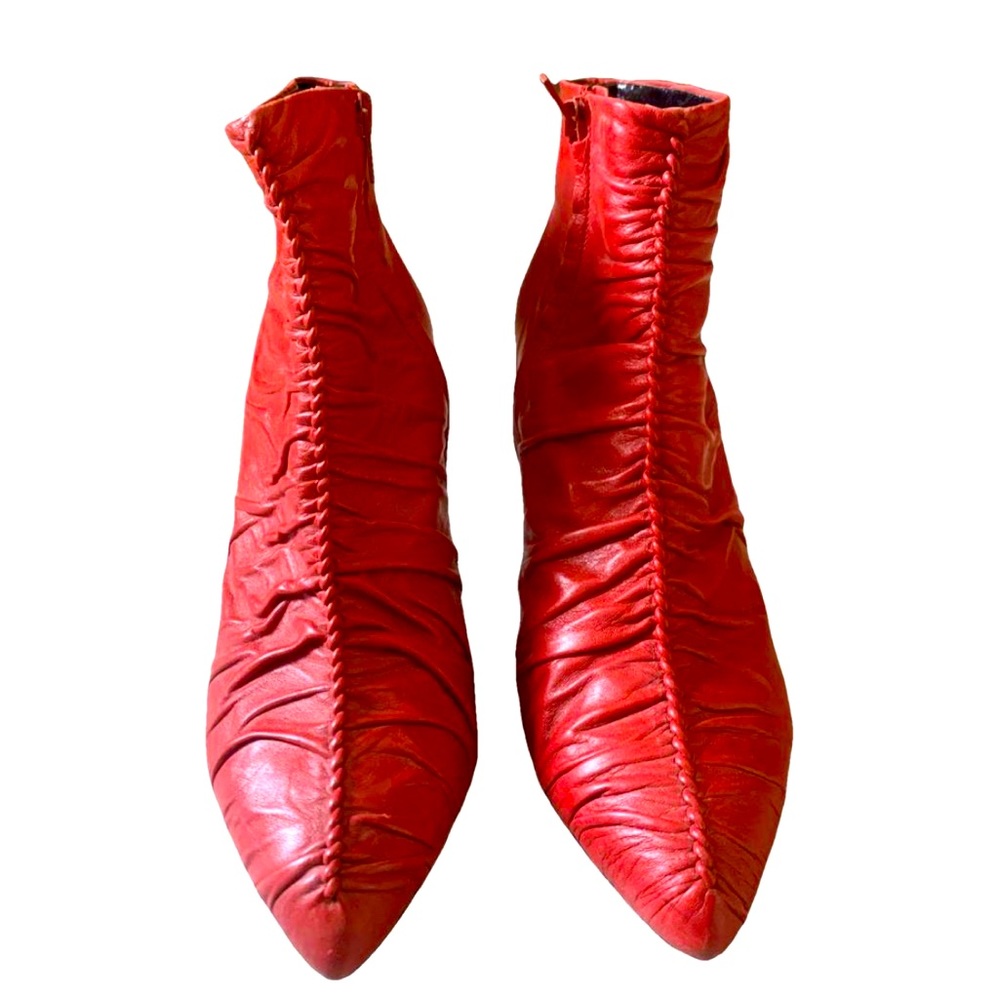 Celine Lambskin Boots